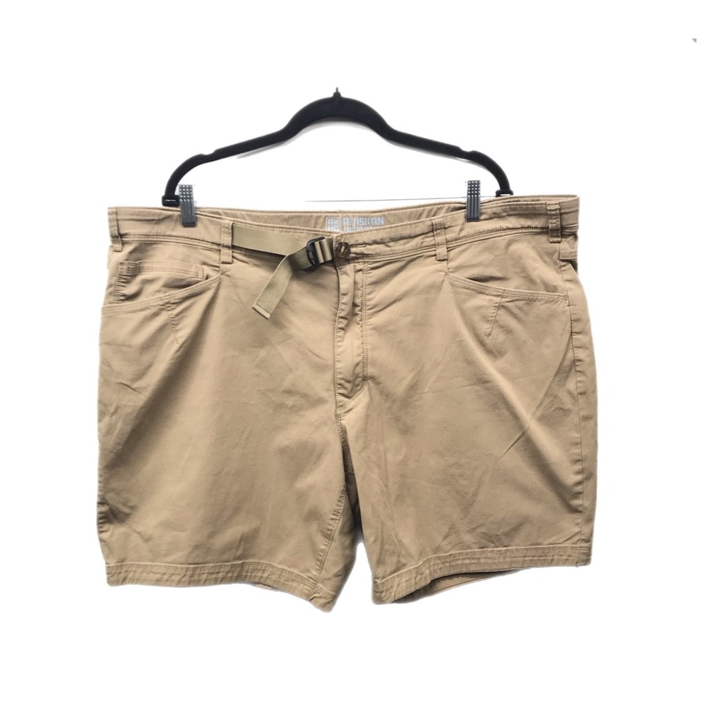 Alaskan Hardgear Shorts Mens 44 Tan Nylon Stretch Utility Duluth Trading Cargo